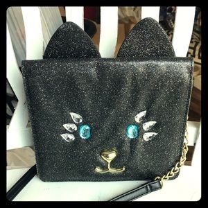 COPY - Betsey Johnson Cat face cross body NWT